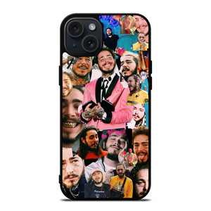 POST MALONE RAPPER COLLAGE iPhone 15 Plus Case Cover POST MALONE RAPPER COLLAGE iPhone 15 Plus Case Cover