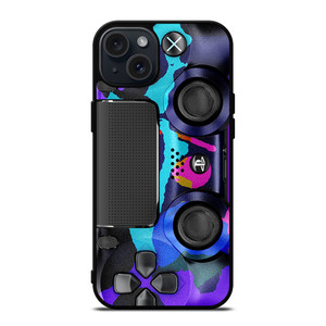 PS4 CONTROLLER PLAYSTATION CAMO iPhone 15 Plus Case Cover