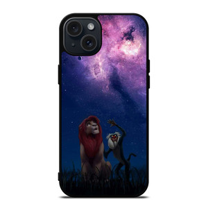 RAFIKI LION KING GALAXY DISNEY iPhone 15 Plus Case Cover RAFIKI LION KING GALAXY DISNEY iPhone 15 Plus Case Cover