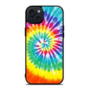 RAINBOW TIE DYE PATTERN iPhone 15 Plus Case Cover
