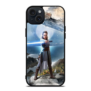 REY STAR WARS THE LAST OF JEDI iPhone 15 Plus Case Cover REY STAR WARS THE LAST OF JEDI iPhone 15 Plus Case Cover