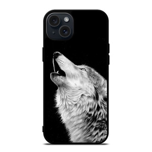 ROAR WHITE WOLF iPhone 15 Plus Case Cover