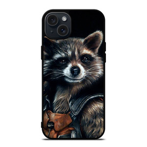 ROCKET RACCOON SMUDGE ART iPhone 15 Plus Case Cover