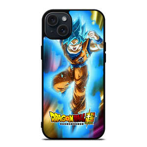 SAIYAN BLUE GOKU DRAGON BALL SUPER iPhone 15 Plus Case Cover