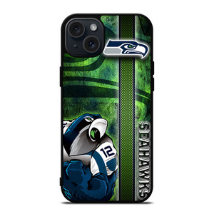 SEATTLE SEAHAWKS FOOTBALL iPhone 15 Plus Case Cover