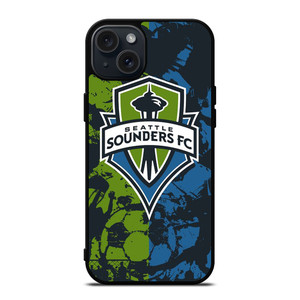 SEATTLE SOUNDERS FC ART iPhone 15 Plus Case Cover