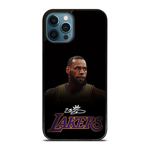 LEBRON JAMES LA LAKERS AUTOGRAPH iPhone 12 Pro Max Case Cover