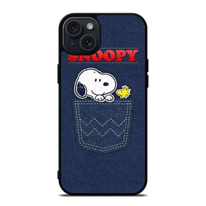 SNOOPY IN POCKET CARTOON iPhone 15 Plus Case Cover SNOOPY IN POCKET CARTOON iPhone 15 Plus Case Cover