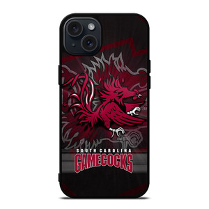 SOUTH CAROLINA GAMECOCKS ICON iPhone 15 Plus Case Cover SOUTH CAROLINA GAMECOCKS ICON iPhone 15 Plus Case Cover