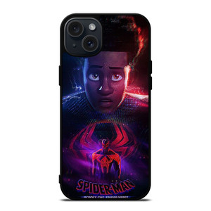 SPIDER-MAN MILES MORALES SPIDERMAN ACROSS VERSE iPhone 15 Plus Case Cover SPIDER-MAN MILES MORALES SPIDERMAN ACROSS VERSE iPhone 15 Plus Case Cover
