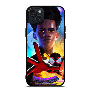 SPIDERMAN MILES MORALES ACROSS SPIDER-VERSE iPhone 15 Plus Case Cover