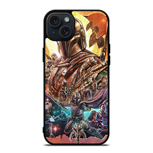 STAR WARS MANDALORIAN COLLAGE iPhone 15 Plus Case Cover