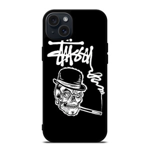 STUSSY SKULL LOGO iPhone 15 Plus Case Cover