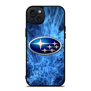 SUBARU BLUE FIRE LOGO iPhone 15 Plus Case Cover SUBARU BLUE FIRE LOGO iPhone 15 Plus Case Cover