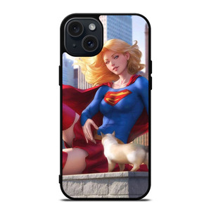 SUPERGIRL DC CARTOON iPhone 15 Plus Case Cover