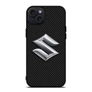 SUZUKI MOTOR CARBON LOGO iPhone 15 Plus Case Cover SUZUKI MOTOR CARBON LOGO iPhone 15 Plus Case Cover