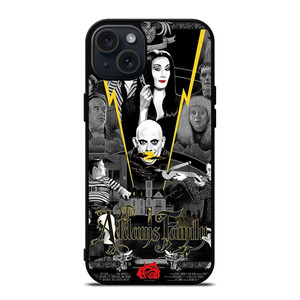 THE ADDAMS FAMILY POSTER iPhone 15 Plus Case Cover THE ADDAMS FAMILY POSTER iPhone 15 Plus Case Cover