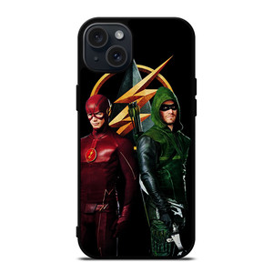 THE FLASH VS GREEN ARROW DC iPhone 15 Plus Case Cover