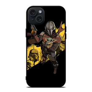 THE MANDALORIAN BABY YODA STAR WARS iPhone 15 Plus Case Cover
