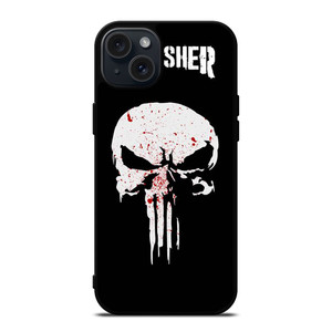 THE PUNISHER MARVEL LOGO iPhone 15 Plus Case Cover