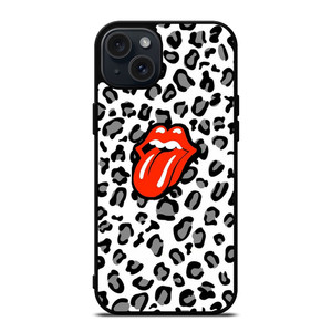 THE ROLLING STONES LEOPARD SKIN iPhone 15 Plus Case Cover THE ROLLING STONES LEOPARD SKIN iPhone 15 Plus Case Cover