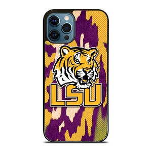 LSU TIGERS FOOTBALL HALFTONE iPhone 12 Pro Max Case Cover