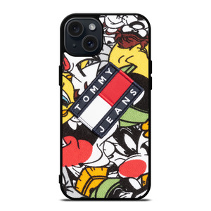TOMMY HILFIGER LOONEY TUNES ART iPhone 15 Plus Case Cover