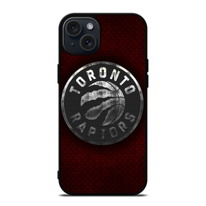 TORONTO RAPTORS RED METAL iPhone 15 Plus Case Cover
