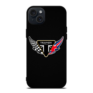 TRIUMPH BRITISH MOTORCYCLES iPhone 15 Plus Case Cover TRIUMPH BRITISH MOTORCYCLES iPhone 15 Plus Case Cover