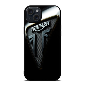 TRIUMPH MOTORCYCLE EMBLEM iPhone 15 Plus Case Cover TRIUMPH MOTORCYCLE EMBLEM iPhone 15 Plus Case Cover