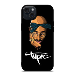 TUPAC SHAKUR ART iPhone 15 Plus Case Cover TUPAC SHAKUR ART iPhone 15 Plus Case Cover