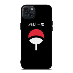 UCHIHA CLAN LOGO MINIMALIST iPhone 15 Plus Case Cover UCHIHA CLAN LOGO MINIMALIST iPhone 15 Plus Case Cover