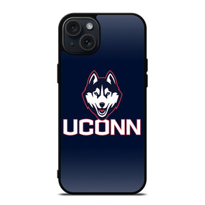UCONN HUSKIES BASKETBALL LOGO iPhone 15 Plus Case Cover UCONN HUSKIES BASKETBALL LOGO iPhone 15 Plus Case Cover