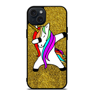 UNICORN DAB GOLD iPhone 15 Plus Case Cover UNICORN DAB GOLD iPhone 15 Plus Case Cover