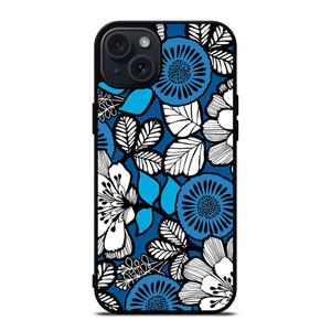 VERA BRADLEY BLUE BAYAU iPhone 15 Plus Case Cover VERA BRADLEY BLUE BAYAU iPhone 15 Plus Case Cover