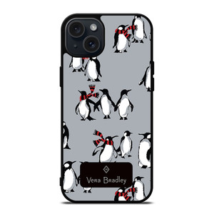 VERA BRADLEY PLAYFUL PENGUINS iPhone 15 Plus Case Cover