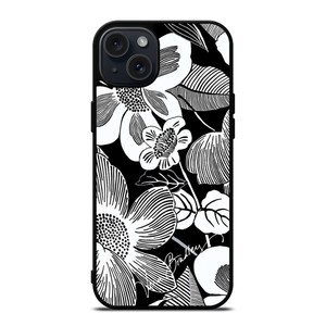 VERA BRADLEY WHITE BLOOMS iPhone 15 Plus Case Cover