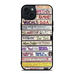 VINTAGE CASETTE COLLAGE 2 iPhone 15 Plus Case Cover VINTAGE CASETTE COLLAGE 2 iPhone 15 Plus Case Cover
