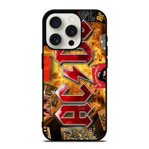 ACDC BAND LOGO ALBUM iPhone 15 Pro Case Cover