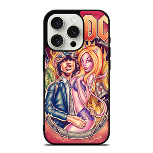ACDC ROCK BAND iPhone 15 Pro Case Cover