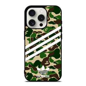 ADIDAS ORIGINALS STRIPES CAMO iPhone 15 Pro Case Cover ADIDAS ORIGINALS STRIPES CAMO iPhone 15 Pro Case Cover