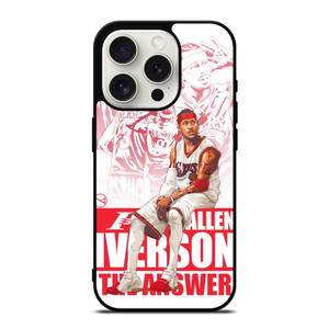 ALLEN IVERSON SIXERS NBA iPhone 15 Pro Case Cover