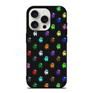 AMONG US GAME PATTERN iPhone 15 Pro Case Cover