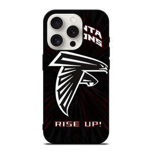 ATLANTA FALCONS RISE UP LOGO iPhone 15 Pro Case Cover ATLANTA FALCONS RISE UP LOGO iPhone 15 Pro Case Cover