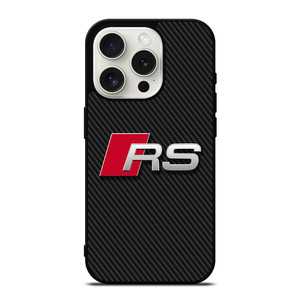 AUDI RS CARBON LOGO iPhone 15 Pro Case Cover AUDI RS CARBON LOGO iPhone 15 Pro Case Cover