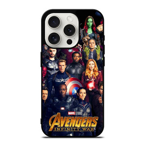 AVENGERS INFINITY WAR MARVEL iPhone 15 Pro Case Cover