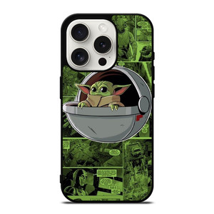 BABY YODA STAR WARS COMICS iPhone 15 Pro Case Cover BABY YODA STAR WARS COMICS iPhone 15 Pro Case Cover
