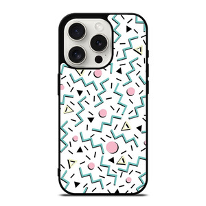 BACK TO 80S PATTERN iPhone 15 Pro Case Cover