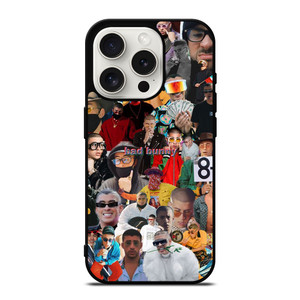 BAD BUNNY COLLAGE iPhone 15 Pro Case Cover BAD BUNNY COLLAGE iPhone 15 Pro Case Cover