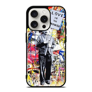 BANKSY EINSTEIN GRAFFITI iPhone 15 Pro Case Cover